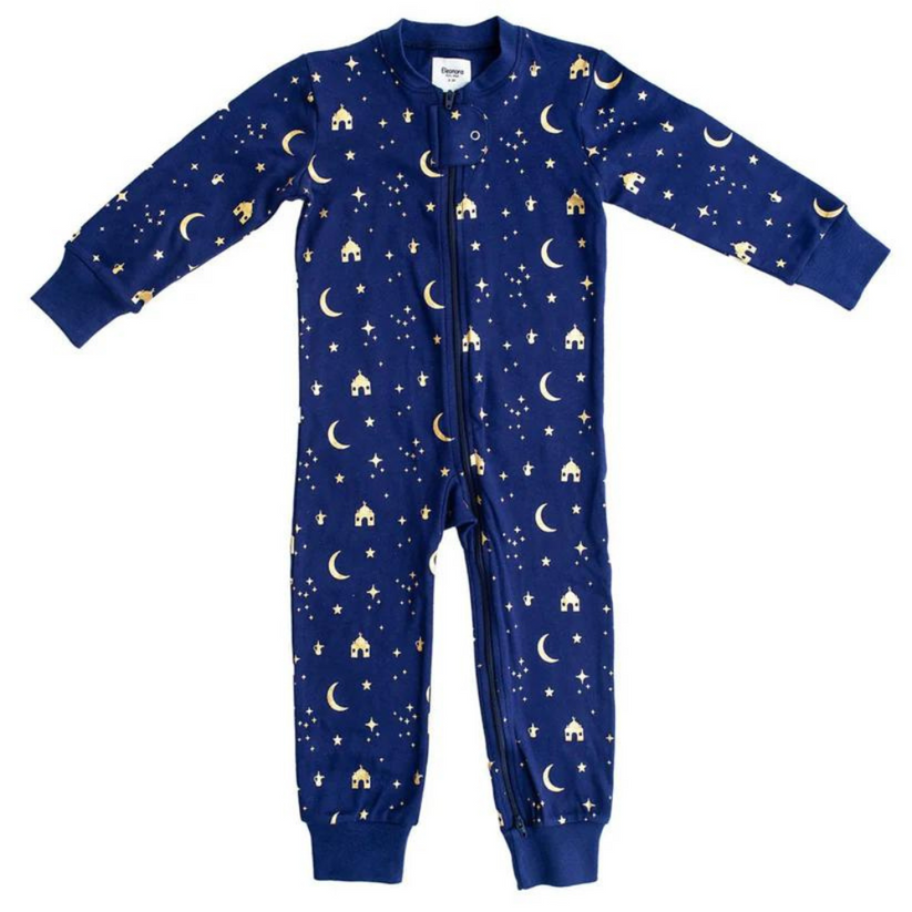 Eleonora Baby Wear - Evening Ramadan Zip Sleeper - Blue