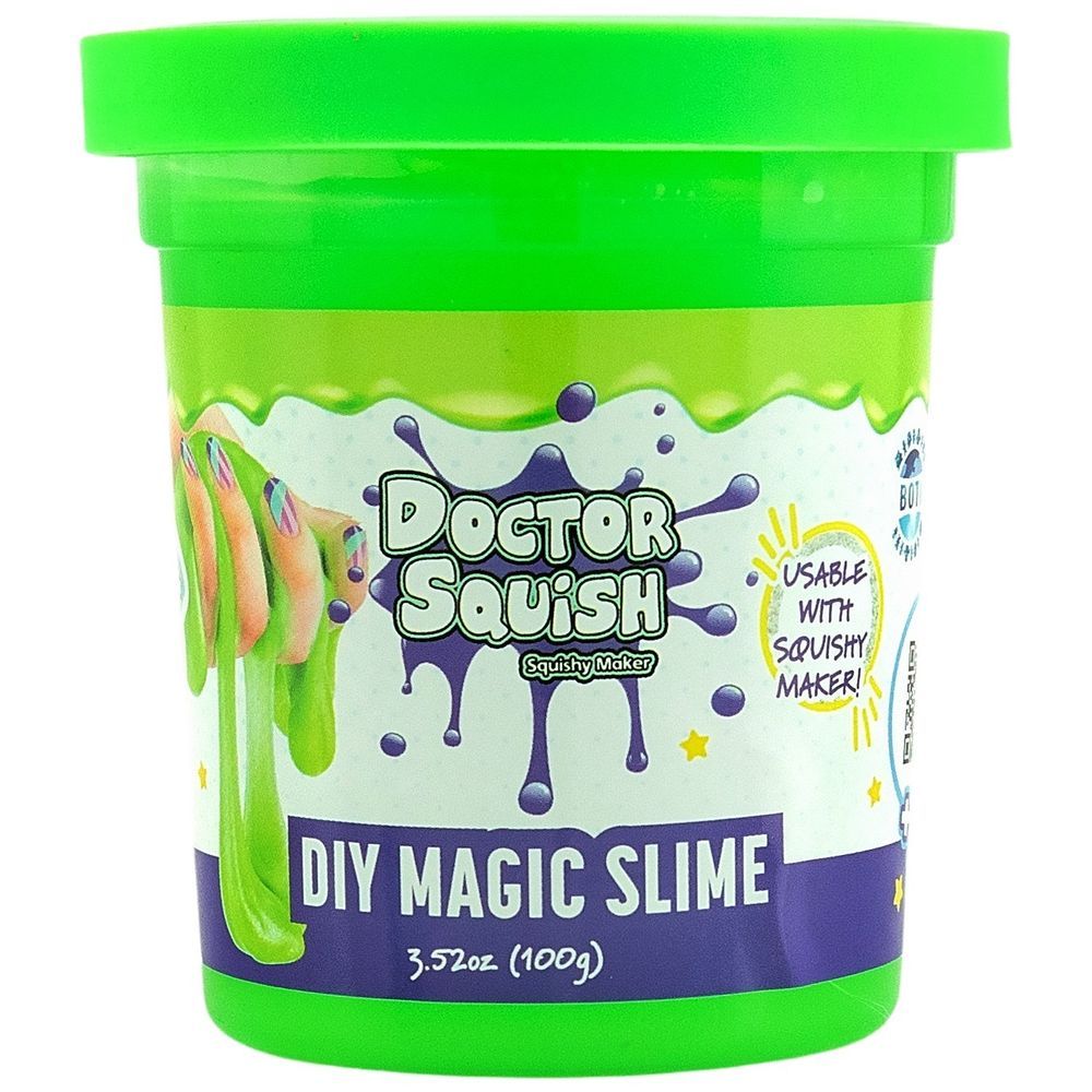 Doctor Squish - DIY Magic Slime Blister Pack - Green - 100 gm