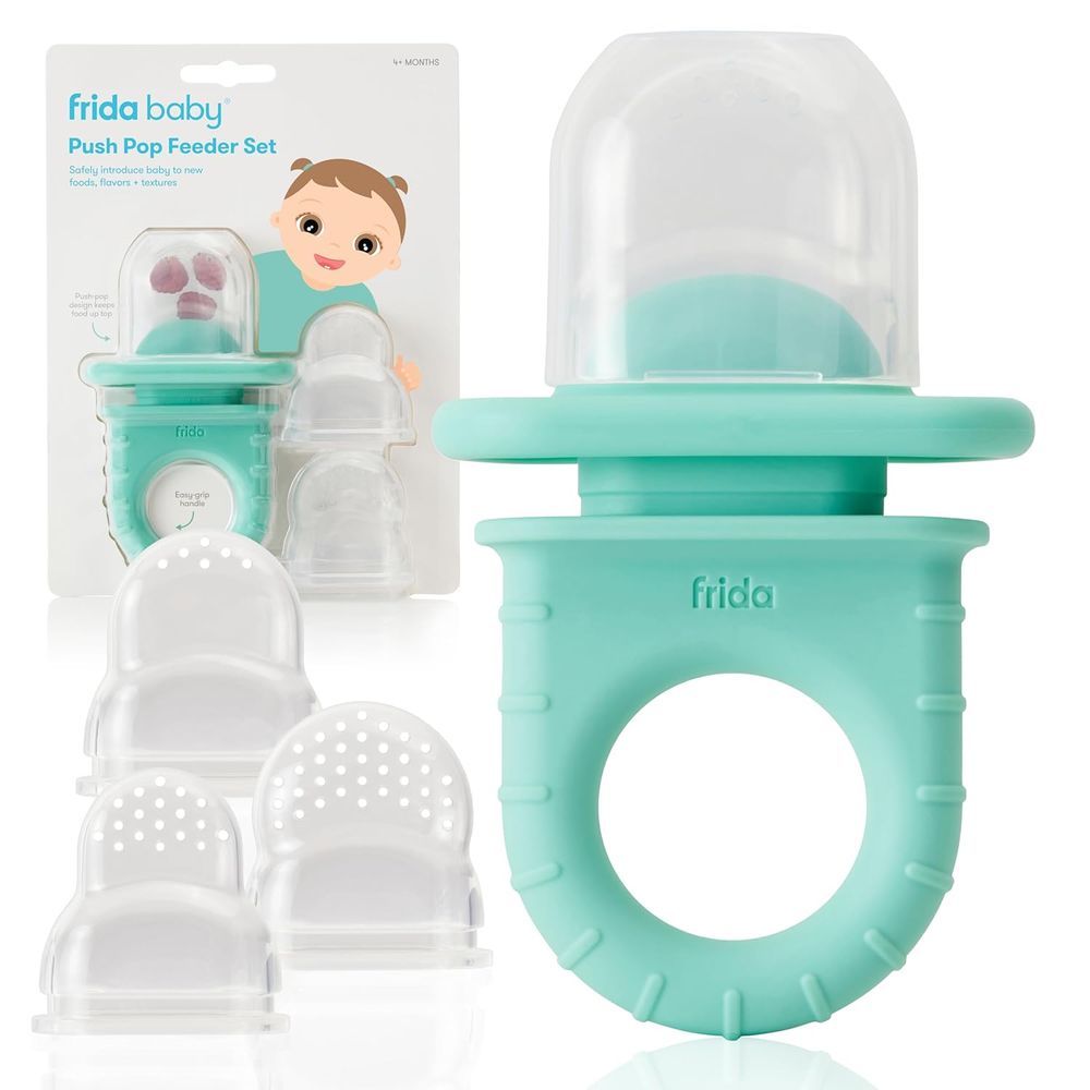 Fridababy - Push Pop Feeder Tip - Vibrant Teal - 3 Pcs