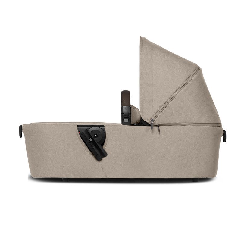 Joolz - AER+ Carrycot - One Hand Foldable Cot - Extended Sunhood - Sandy Taupe