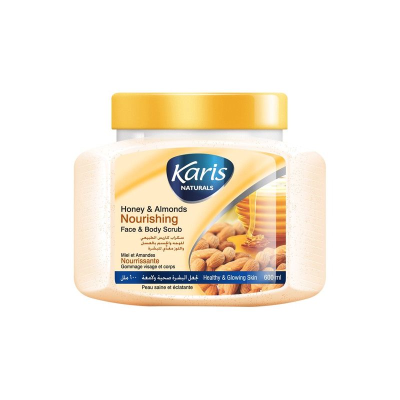 Karis Naturals - Honey And Almonds Nourishing Face And Body Scrub - 600 ml