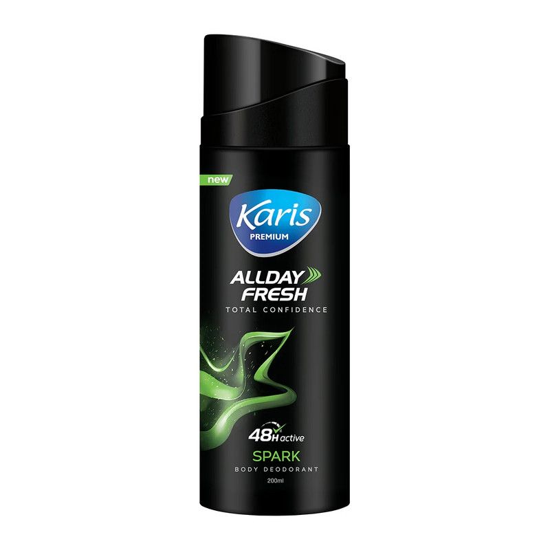 Karis Naturals - All Day Fresh Body Deodorant Spray - Spark - 200 ml