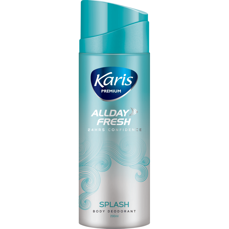 Karis Naturals - All Day Fresh Body Deodorant Spray - Splash - 200 ml