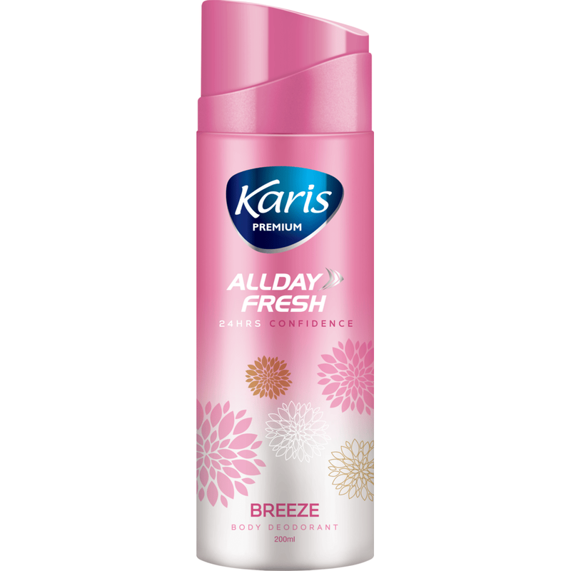 Karis Naturals - All Day Fresh Body Deodorant Spray - Breeze - 200 ml