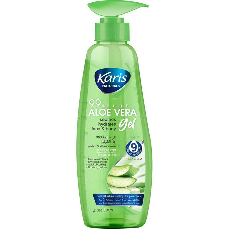 Karis Naturals - 99% Aloe Vera Gel Moisturiser - 300 ml