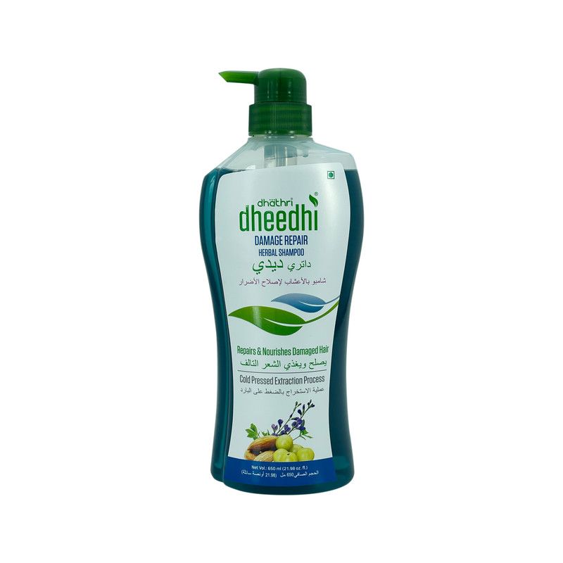 Dhathri - Dheedhi Damage Repair Herbal Shampoo - 650 ml