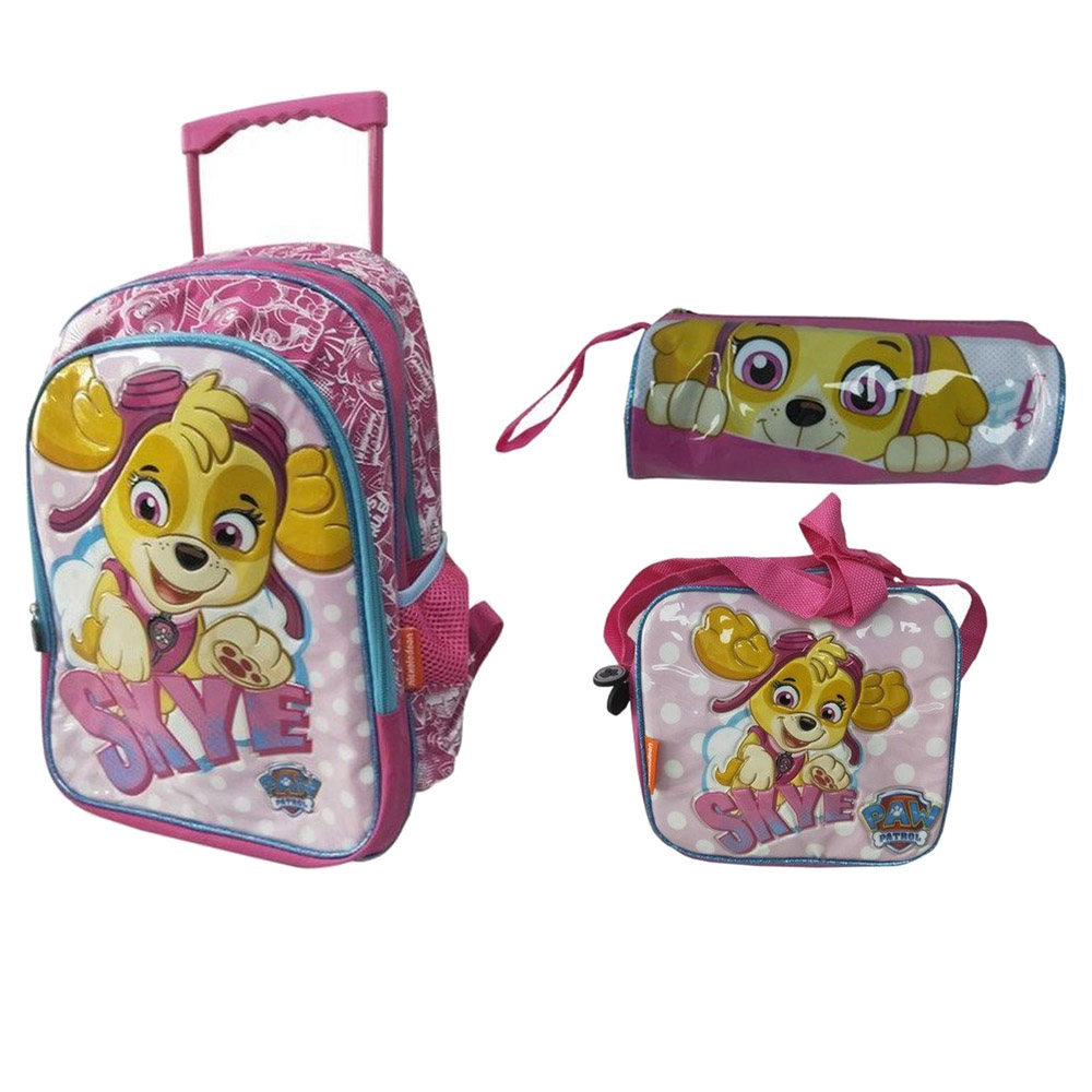 Paw patrol school bag and lunch box hotsell