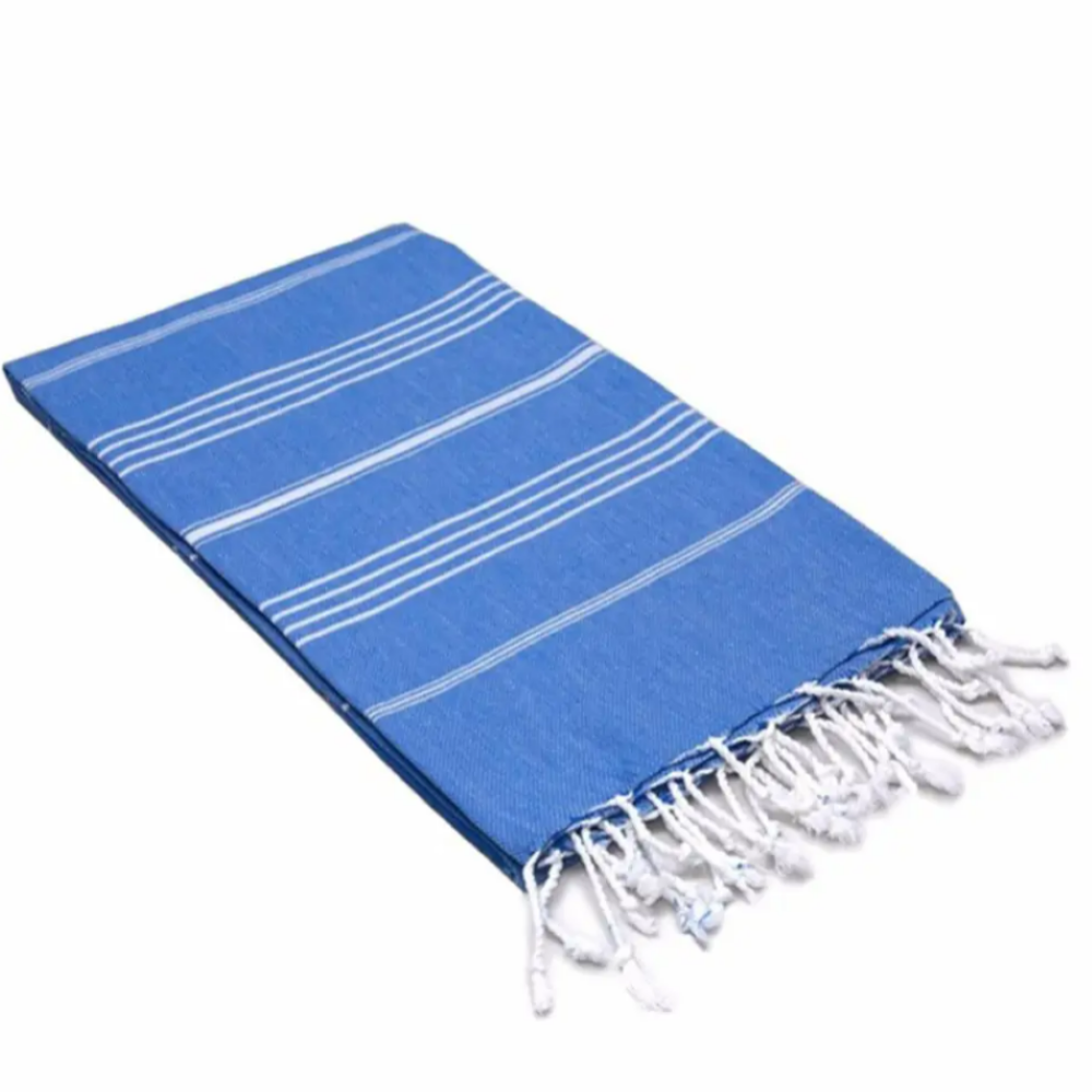 Hammam Corner - The Line Beach Towel - Blue Sky