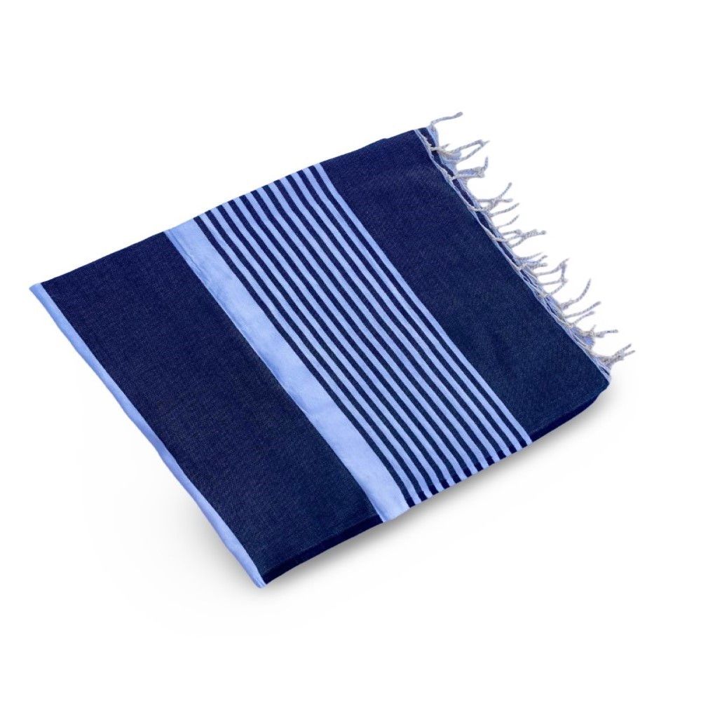 Hammam Corner - The Line Beach Towel - Marine