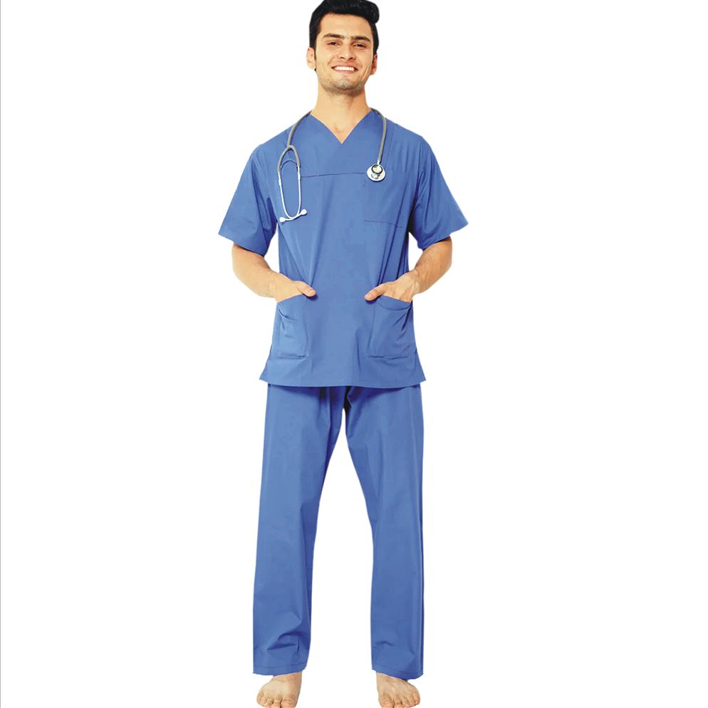 Prokids - 2pc-Set - Swiss Style Scrub Suit - Ceil Blue