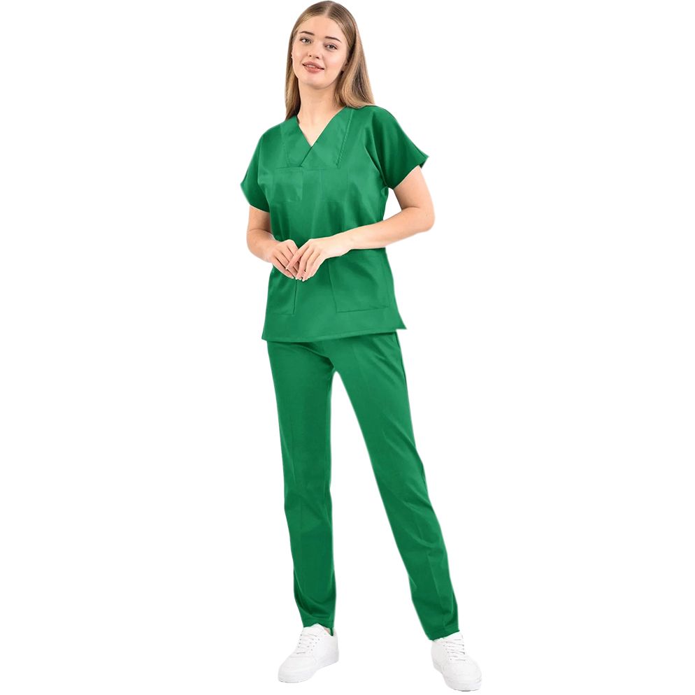 Prokids - 2pc-Set - Swiss Style Scrub Suit - Green