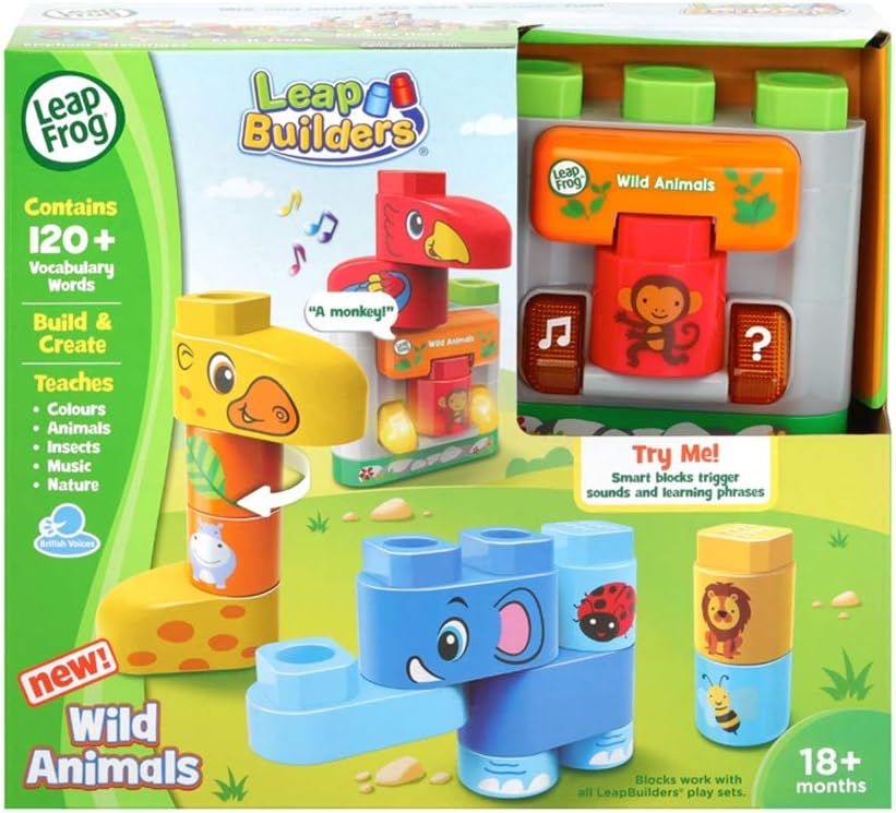 Leapfrog - Leapbuilders Wild Animals Toy - Multicolor