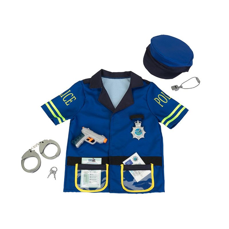 Klein Toys - Police Officer Costume With Accessories