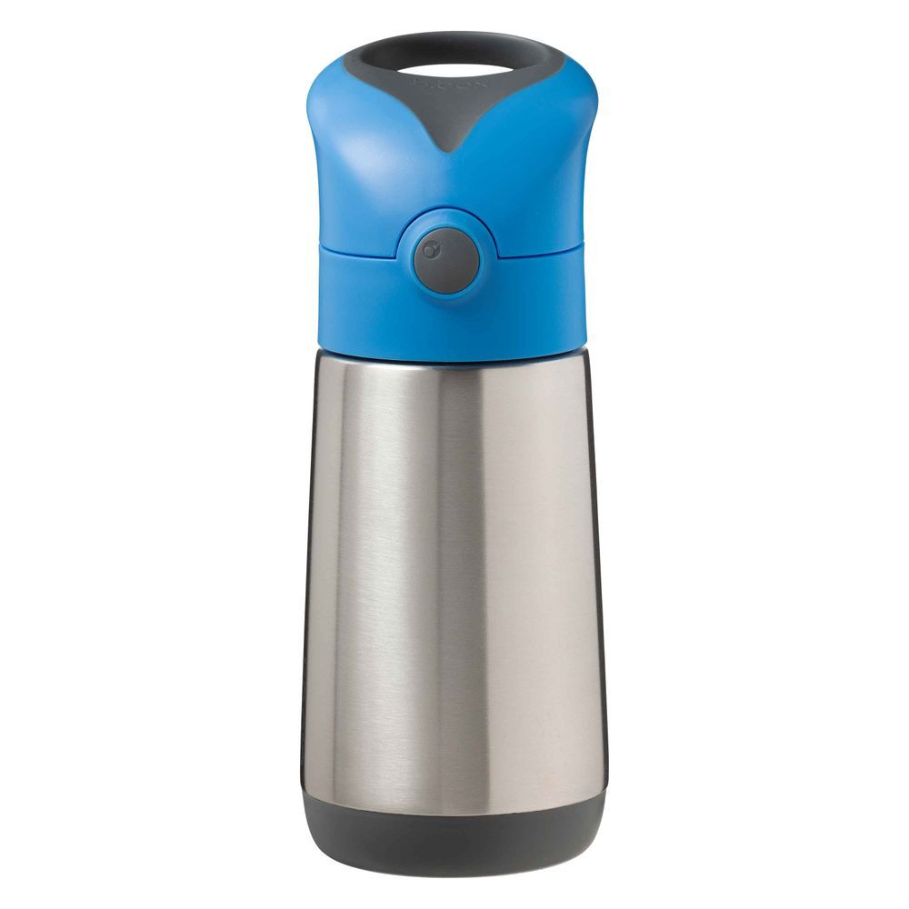 B.box - Hydratio Stainless Steel Drink Bottle - Blue Slate - 350 ml