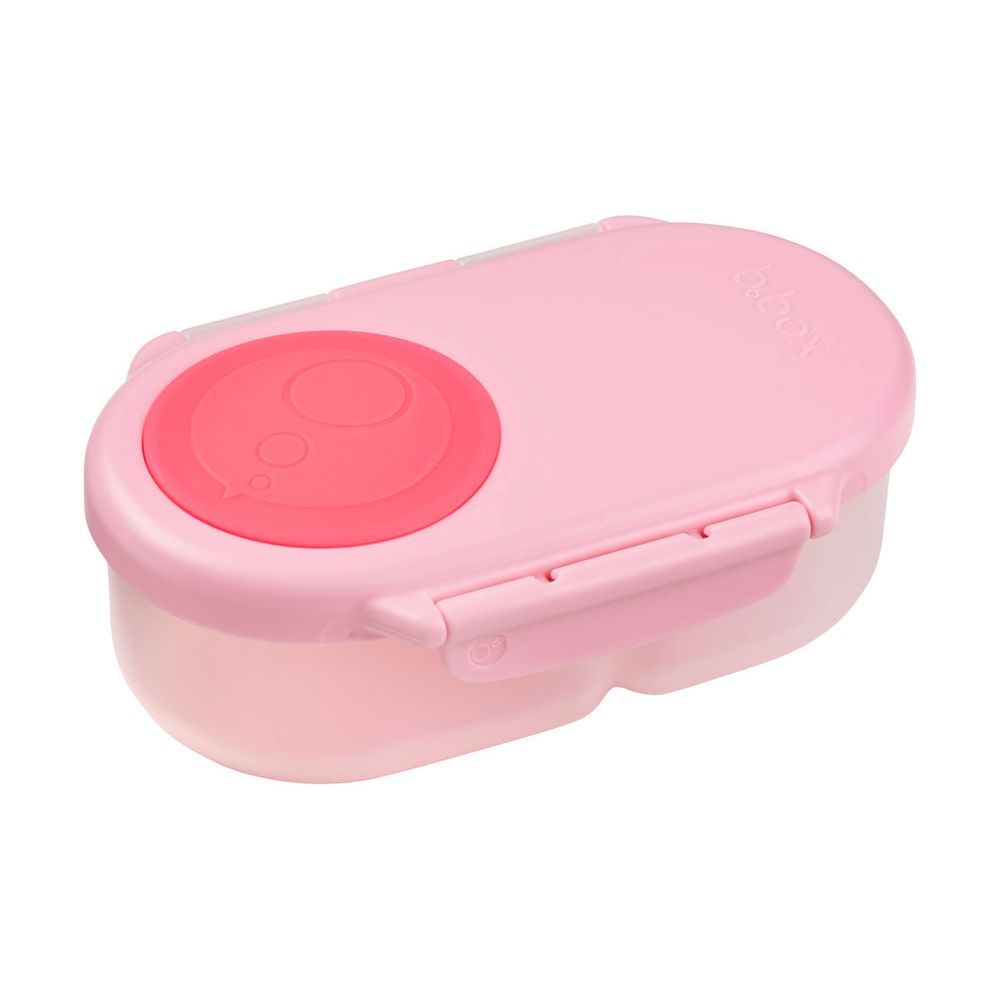 B.box - 2 Compartment Lunch Time Snack Box - Flamingo Fizz