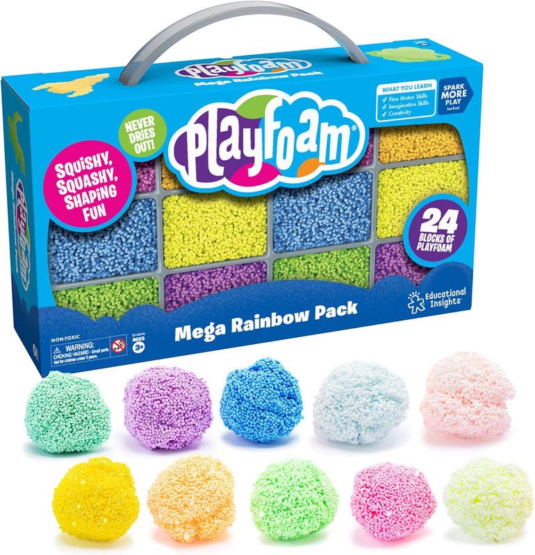 Learning Resources - Playfoam Mega Rainbow Creative Pack