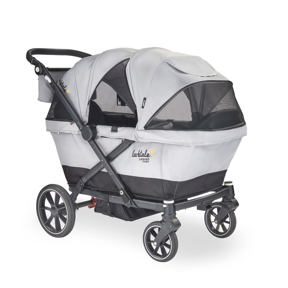 Larktale - Caravan Coupe Stroller - Grey/Black