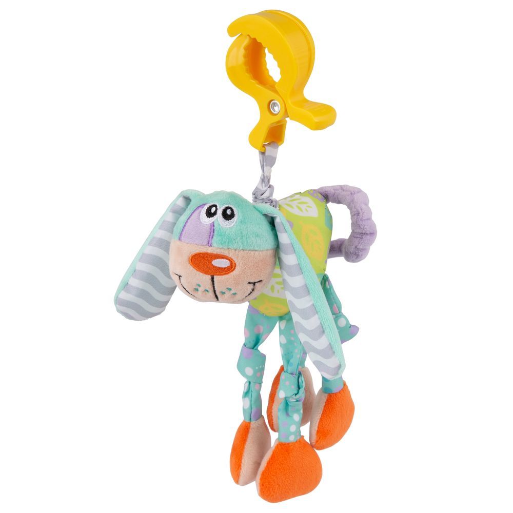 Playgro - Wonky Wiggler Clip-On Plush Toy