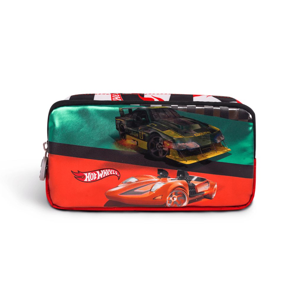 Hot Wheels - Dual Compartment Pencil Case