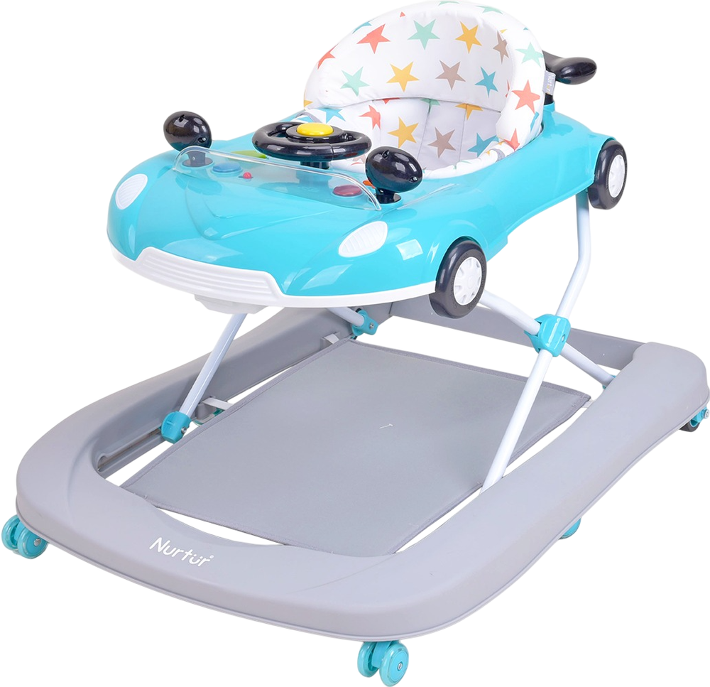 Nurtur - 4-In-1 Baby Multi Walker With Music Function - Blue