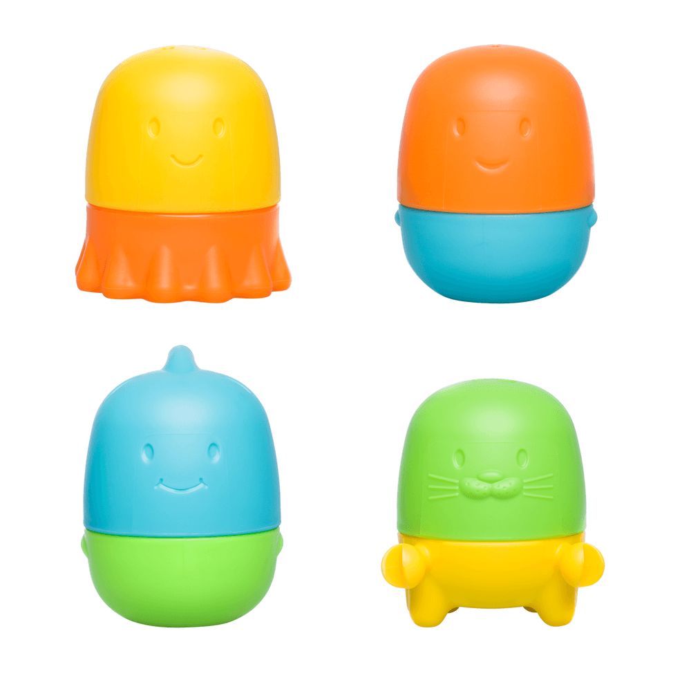 Ubbi - Interchangeable Bath Toys - 4 Pcs