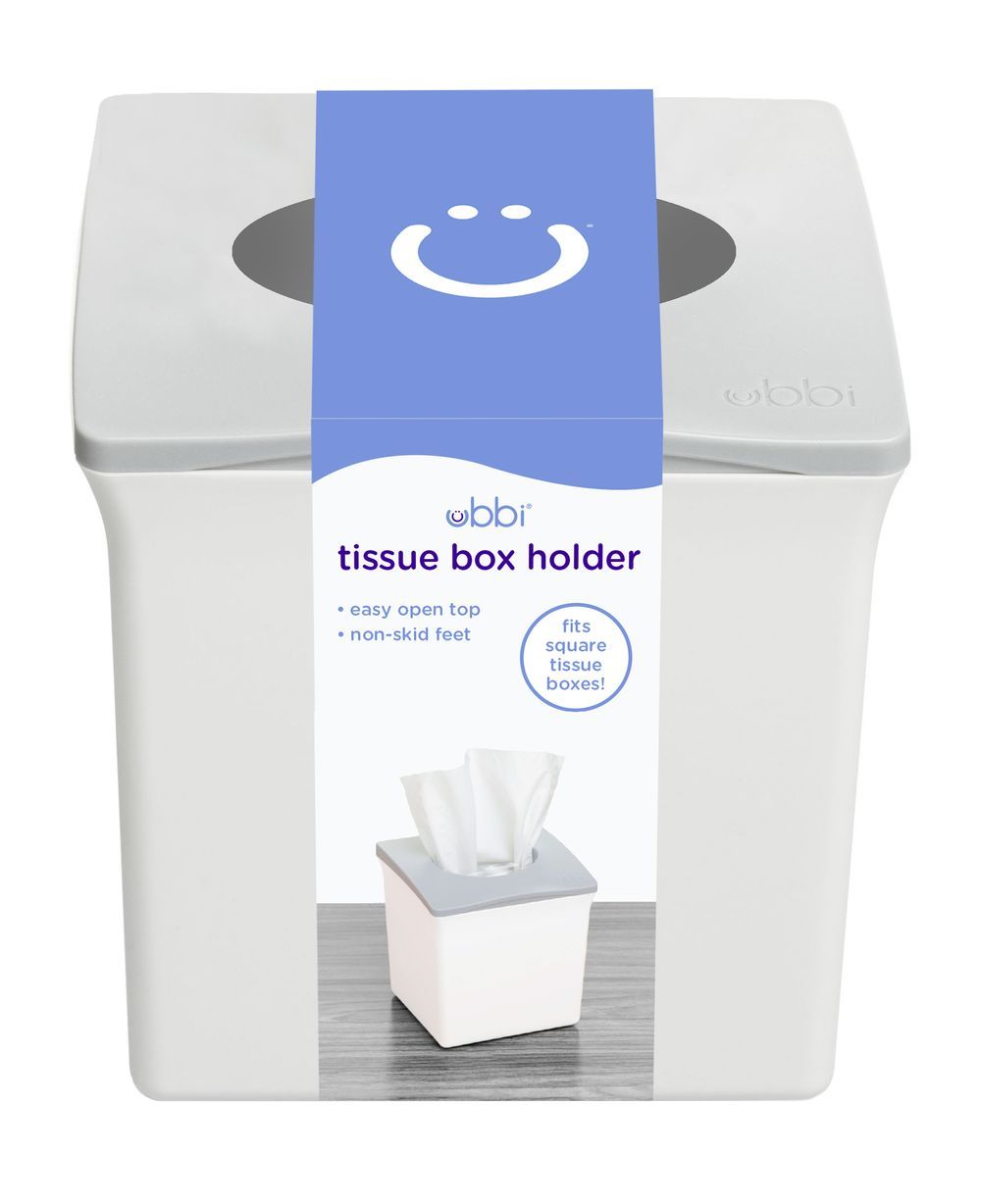 Ubbi - Tissue Box Holder - Grey