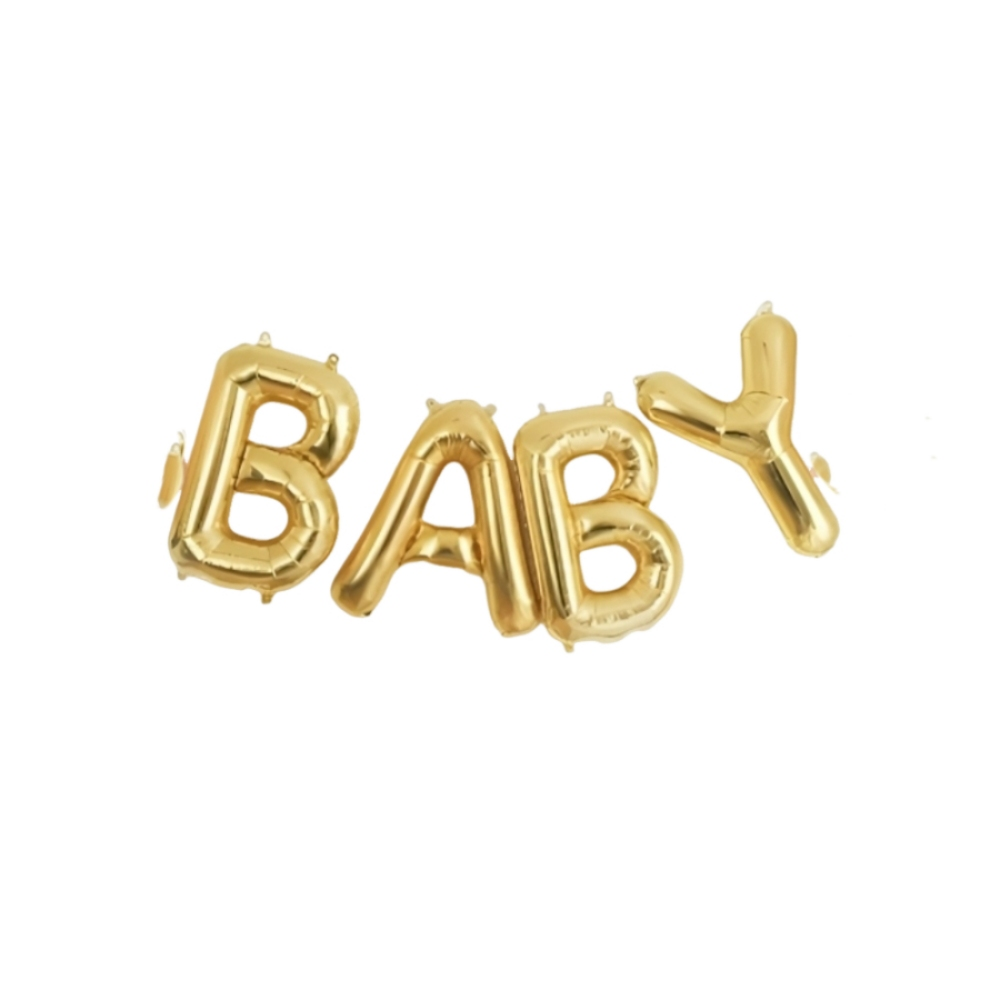 Funfiniti - Baby Foil Balloon - Gold