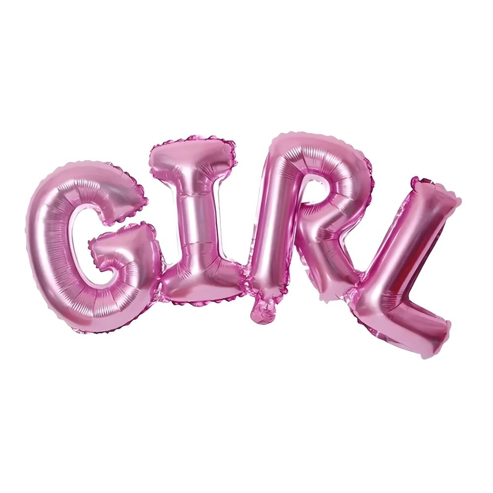 Funfiniti - Girl Foil Balloon - Pink