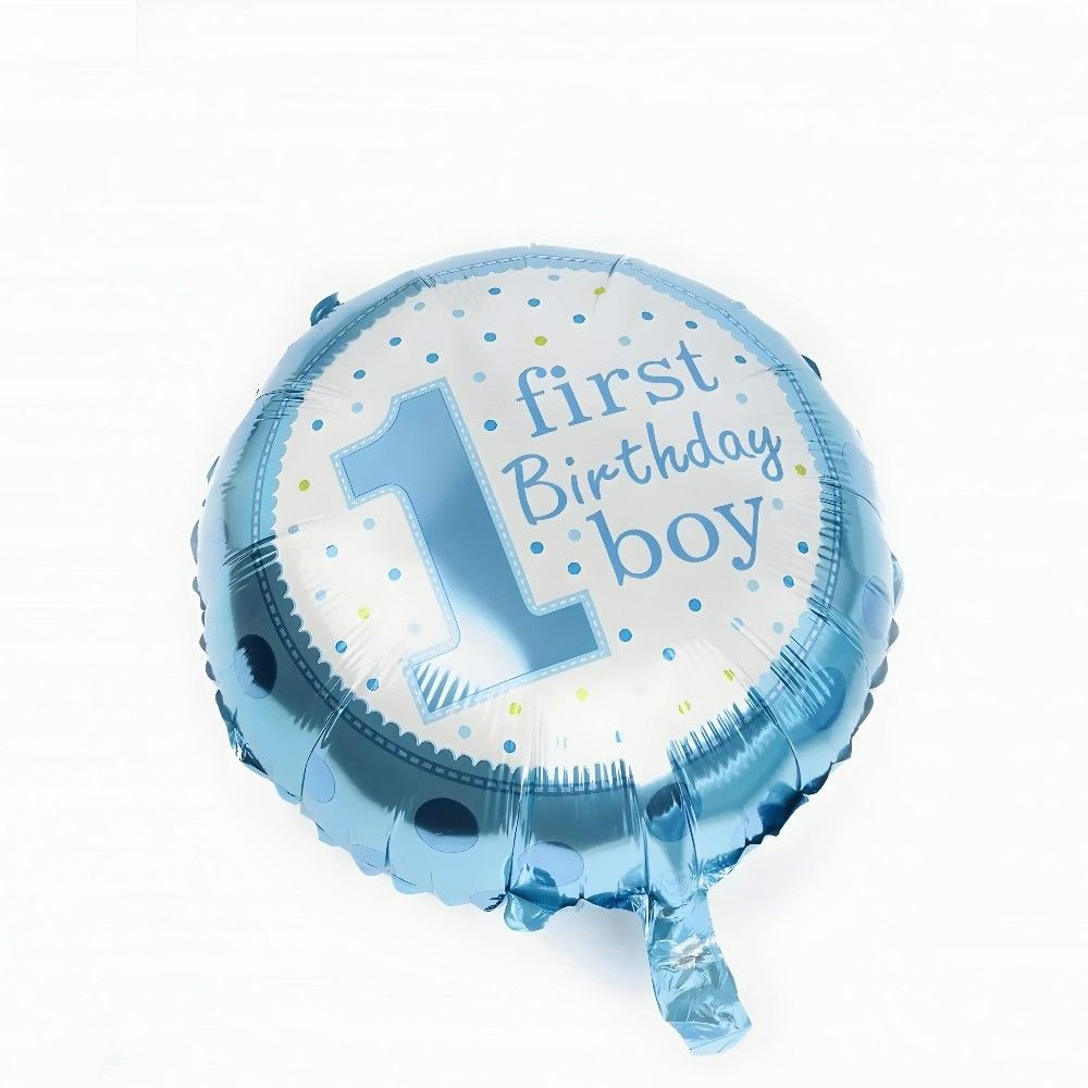 Funfiniti - 1st Birthday Foil Balloon - Blue