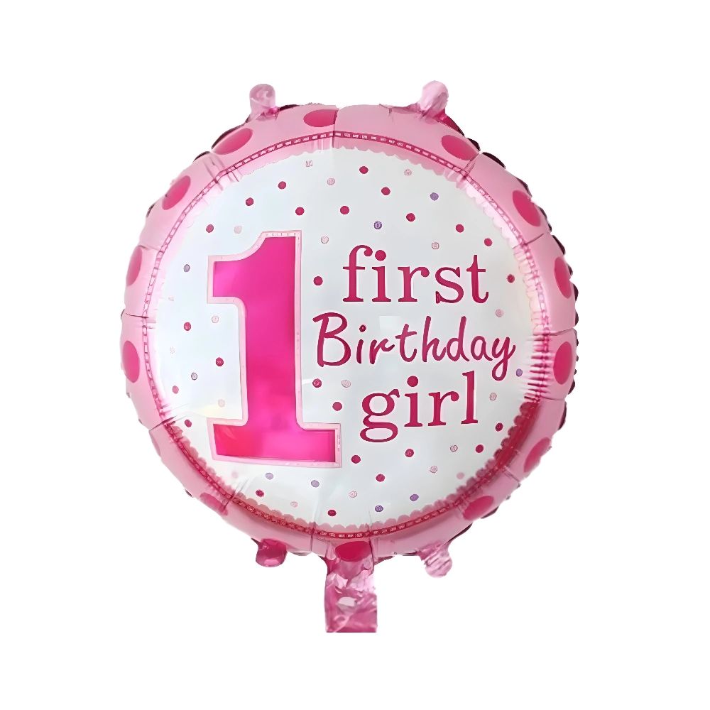 Funfiniti - 1st Birthday Foil Balloon - Pink