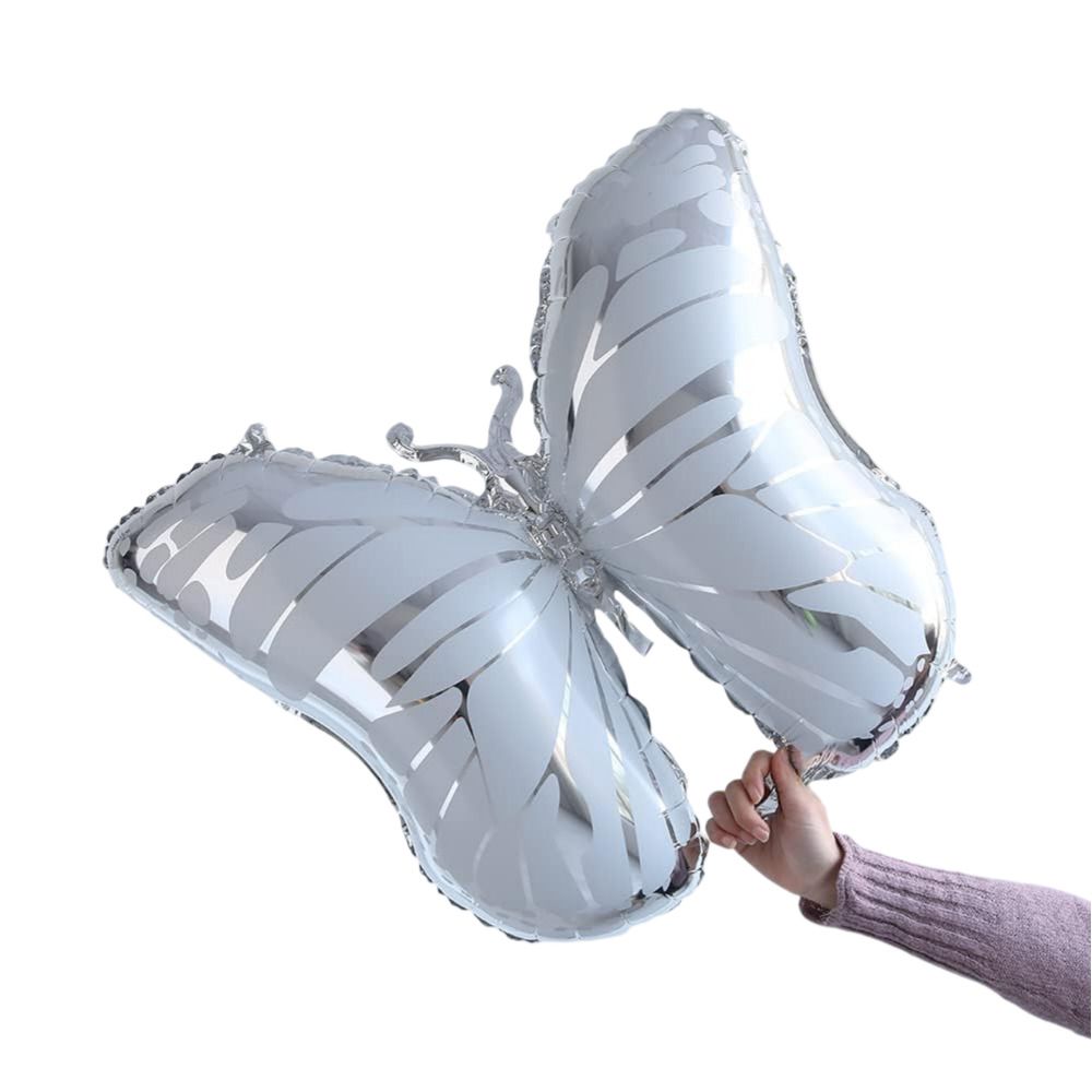 Funfiniti - Butterfly Foil Balloon - Silver