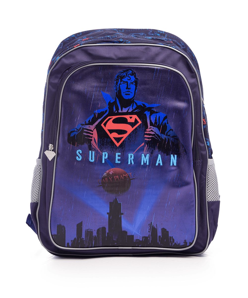 Superman - School Backpack - Blue - 16-inch