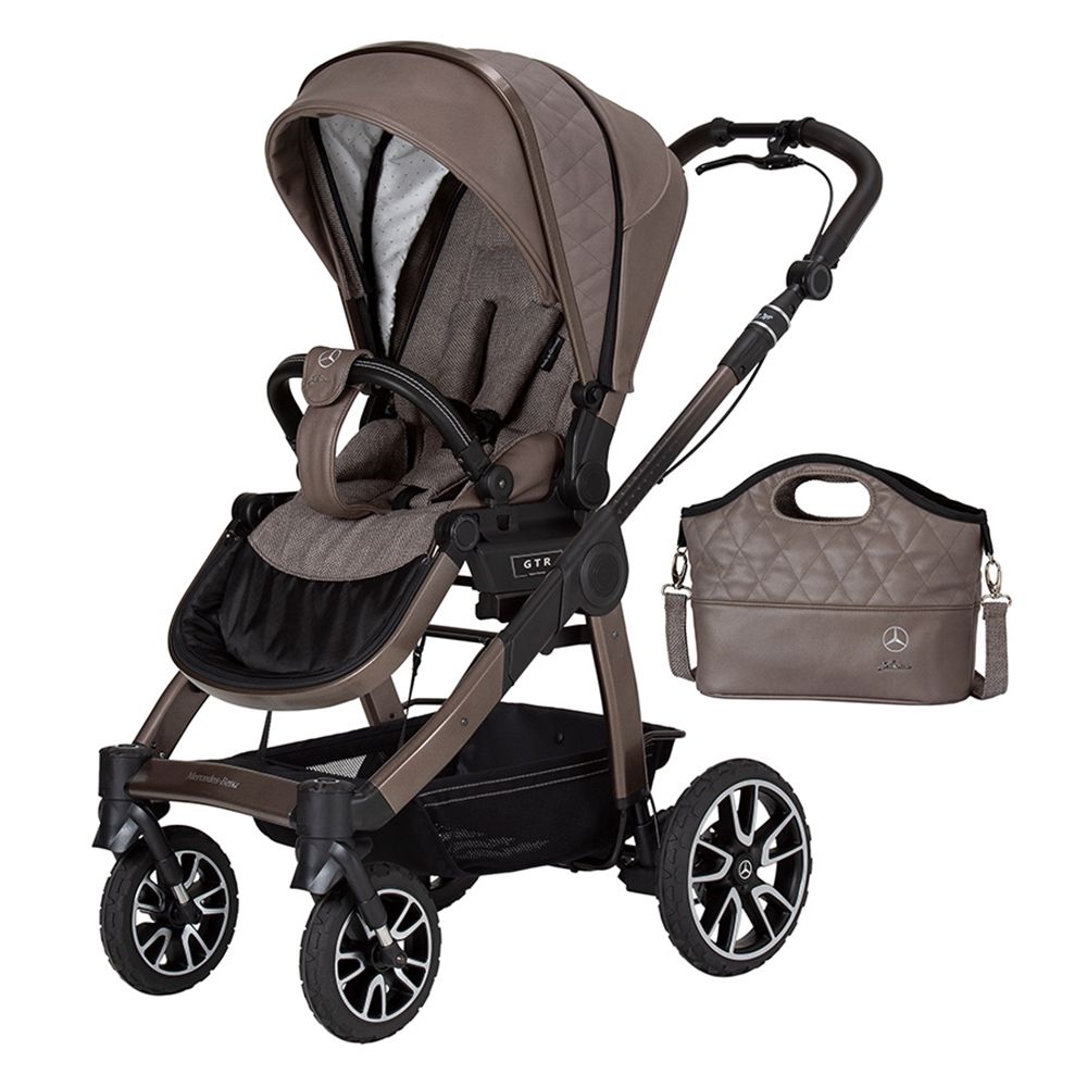 Hartan - Mercedes-Benz - All-Terrain GTR Tartufo Stroller W/ Bag2go - Brown