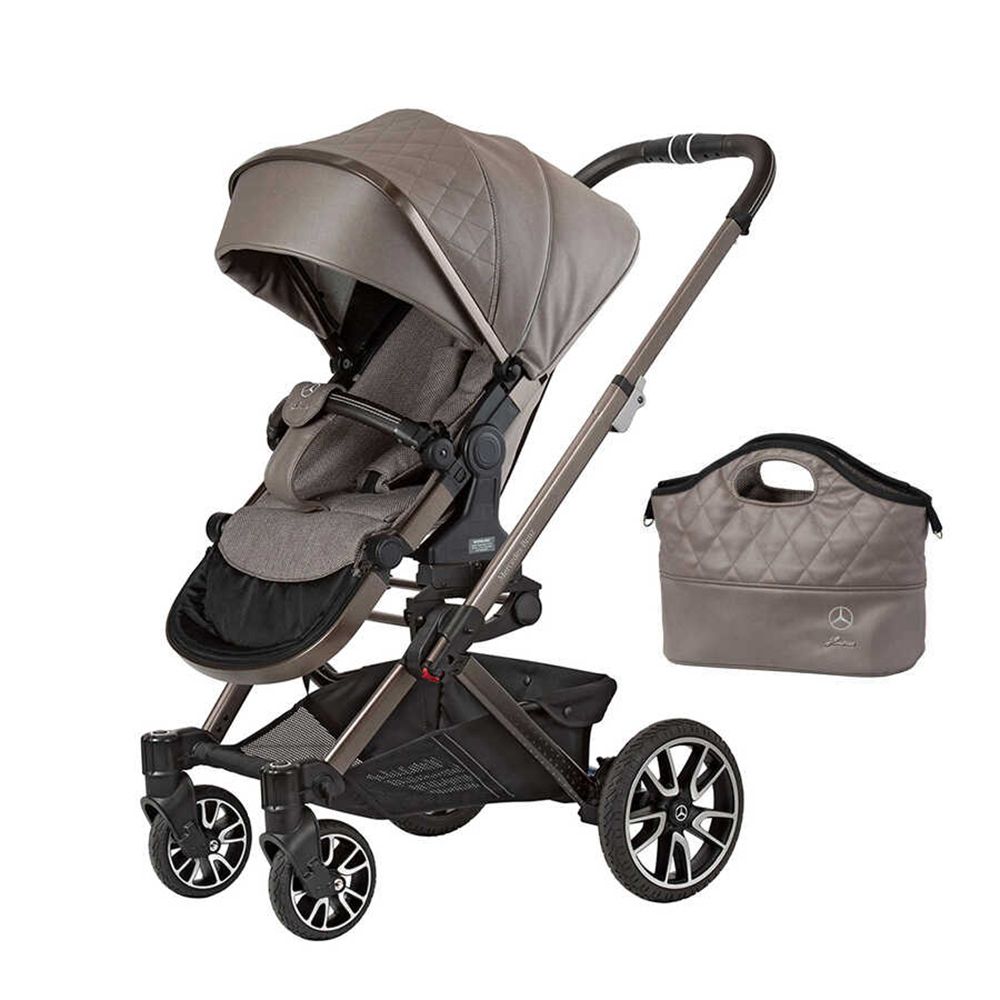 HARTAN - Mercedes-Benz Avantgarde GTX Tartufo Stroller With Bag2go Bag - Brown