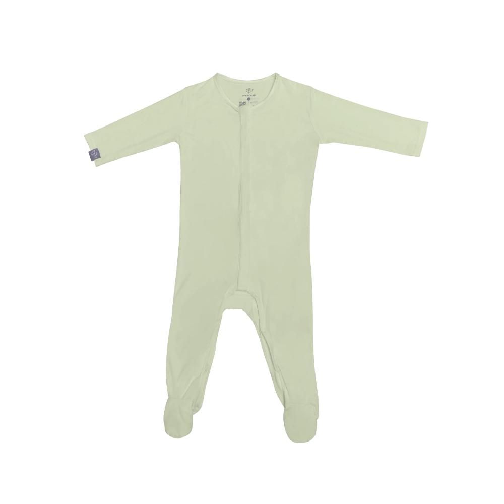 One Of A Kin - Feathery Feels Pyjama Set - Meadow Green