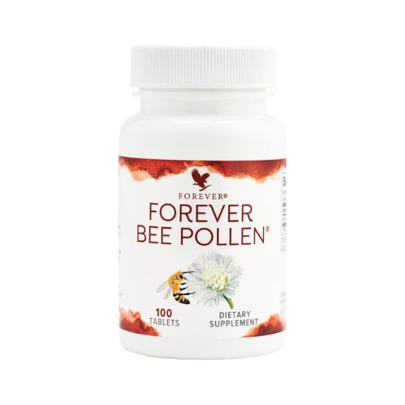 Forever Living - Bee Pollen Dietary Supplement Tablets - 100 Pcs