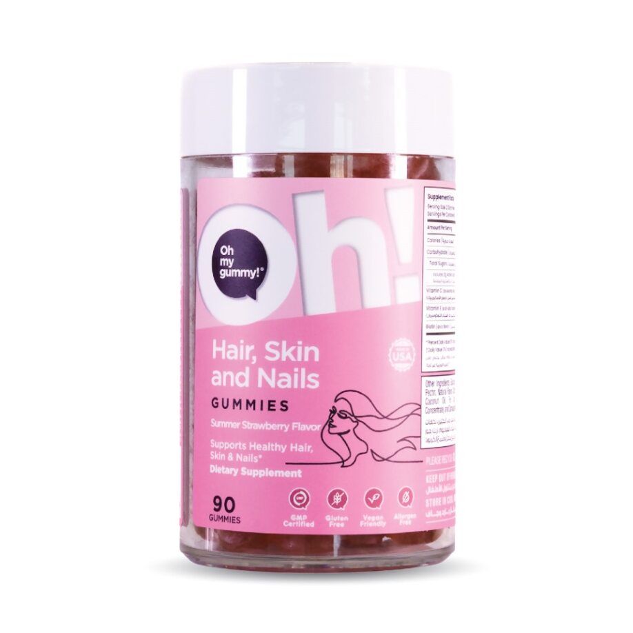 Oh My Oh - Hair, Skin And Nails Dietary Supplement Gummies - 90's