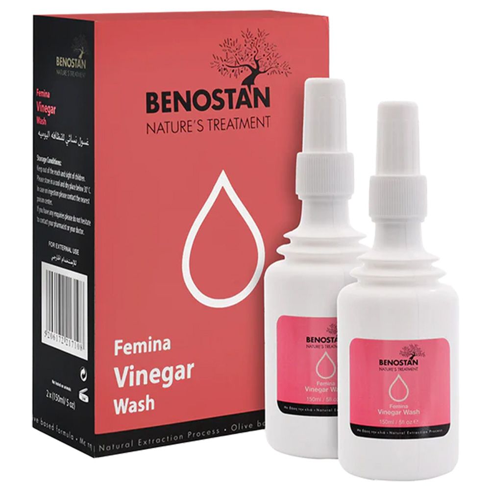 Benostan - Femina Vinegar Intimate Wash - 150 ml - Pack of 2