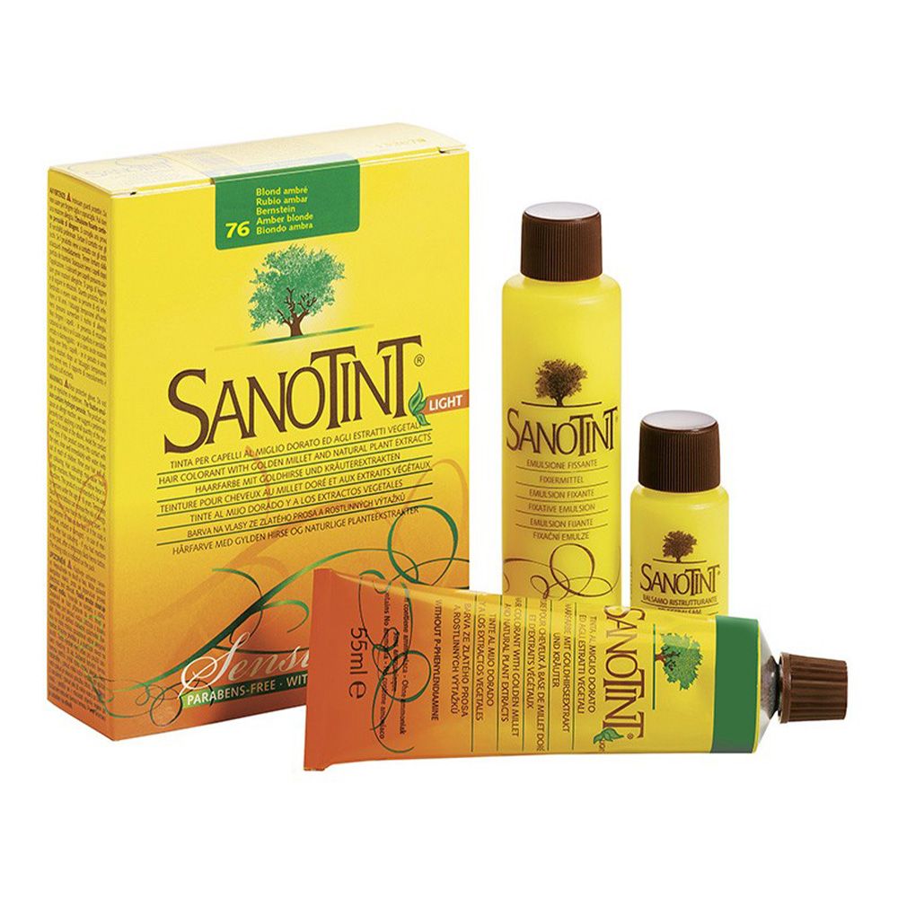 Sanotint - Sensitive Hair Colour Kit - Amber Blonde 76 - 125 ml