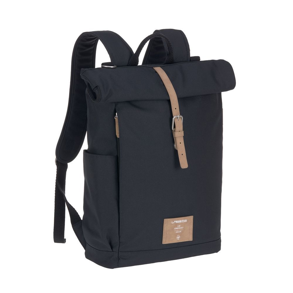 Lassig - Green Label Rolltop Diaper Backpack - Night Blue