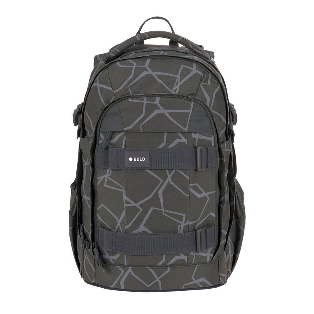 Lassig - Bold Collection Origin Backpack - Edges Grey - 18.3-Inch