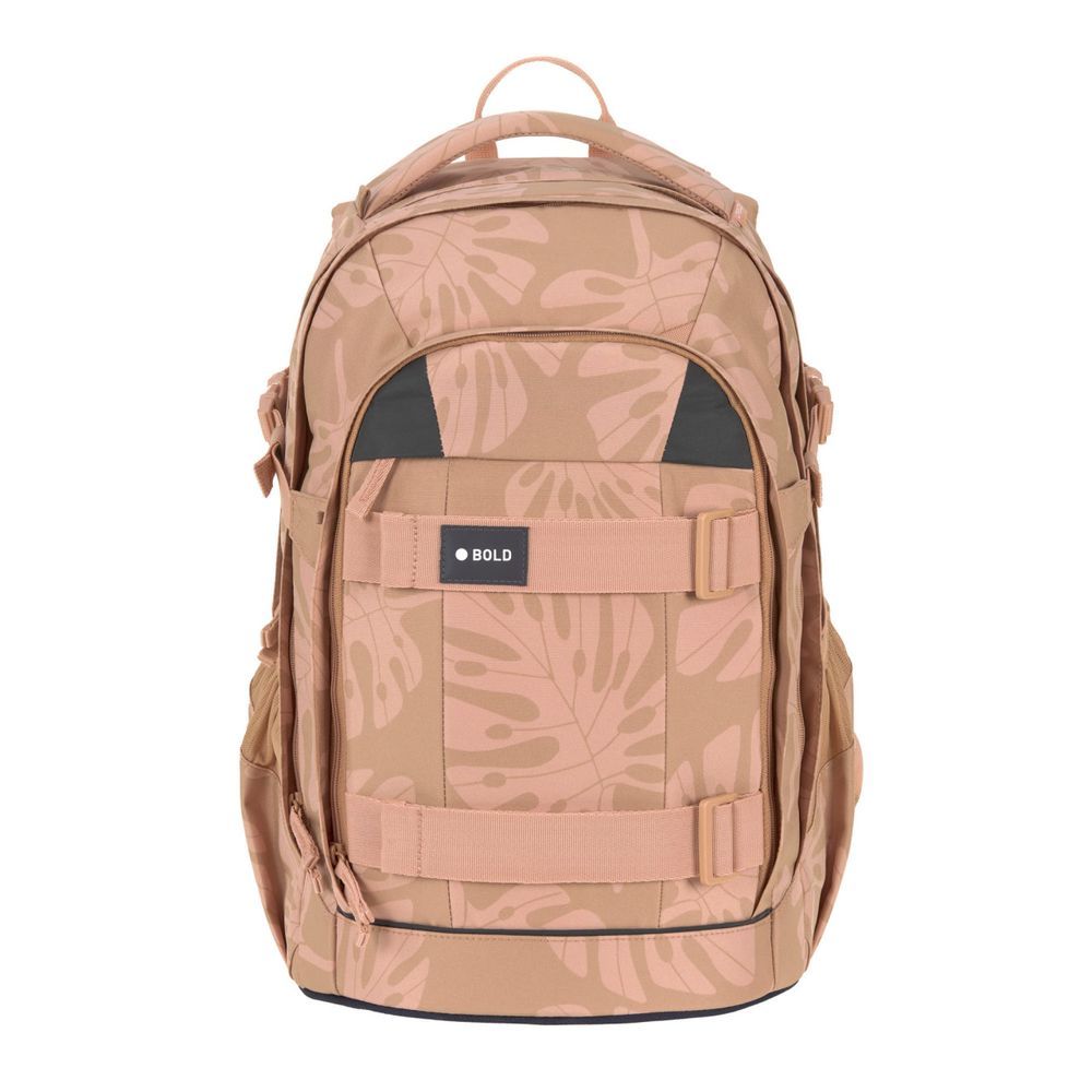 Lassig - Bold Collection Origin Backpack - Leaves Caramel - 18.3-Inch