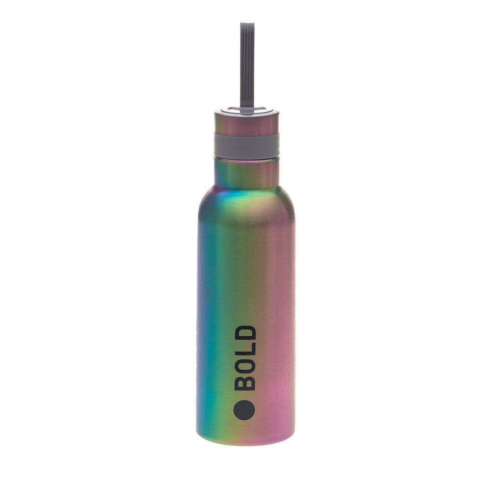 Lassig - Bold Collection Stainless Steel Bottle - Rainbow - 750 ml