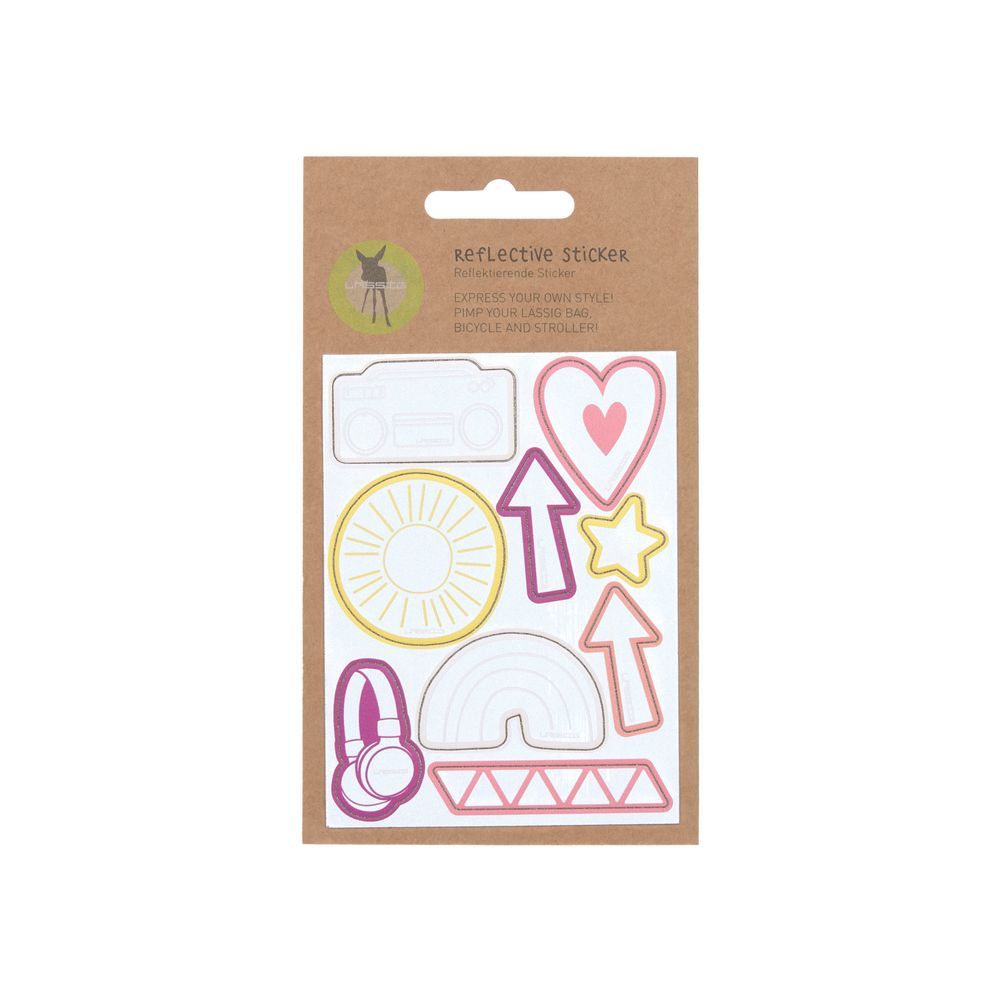 Lassig - Reflective Sticker Set - Rainbow