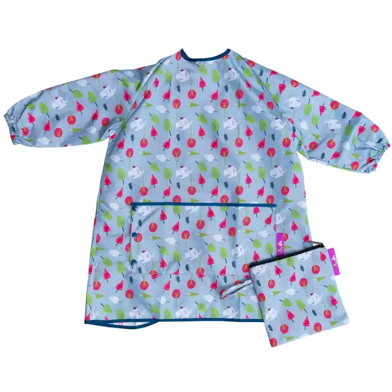 Tidy Tot - Long Length Coverall Bib - Mountain Trees