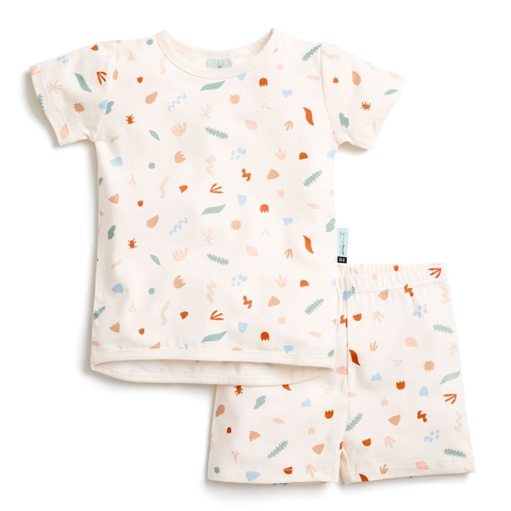 Ergopouch - 0.2 Tog Short Sleeve Pyjamas - Desert Bloom