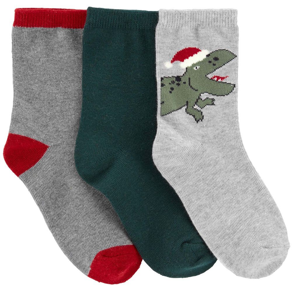 Carters - 3pc-Set - Boy's Christmas Socks