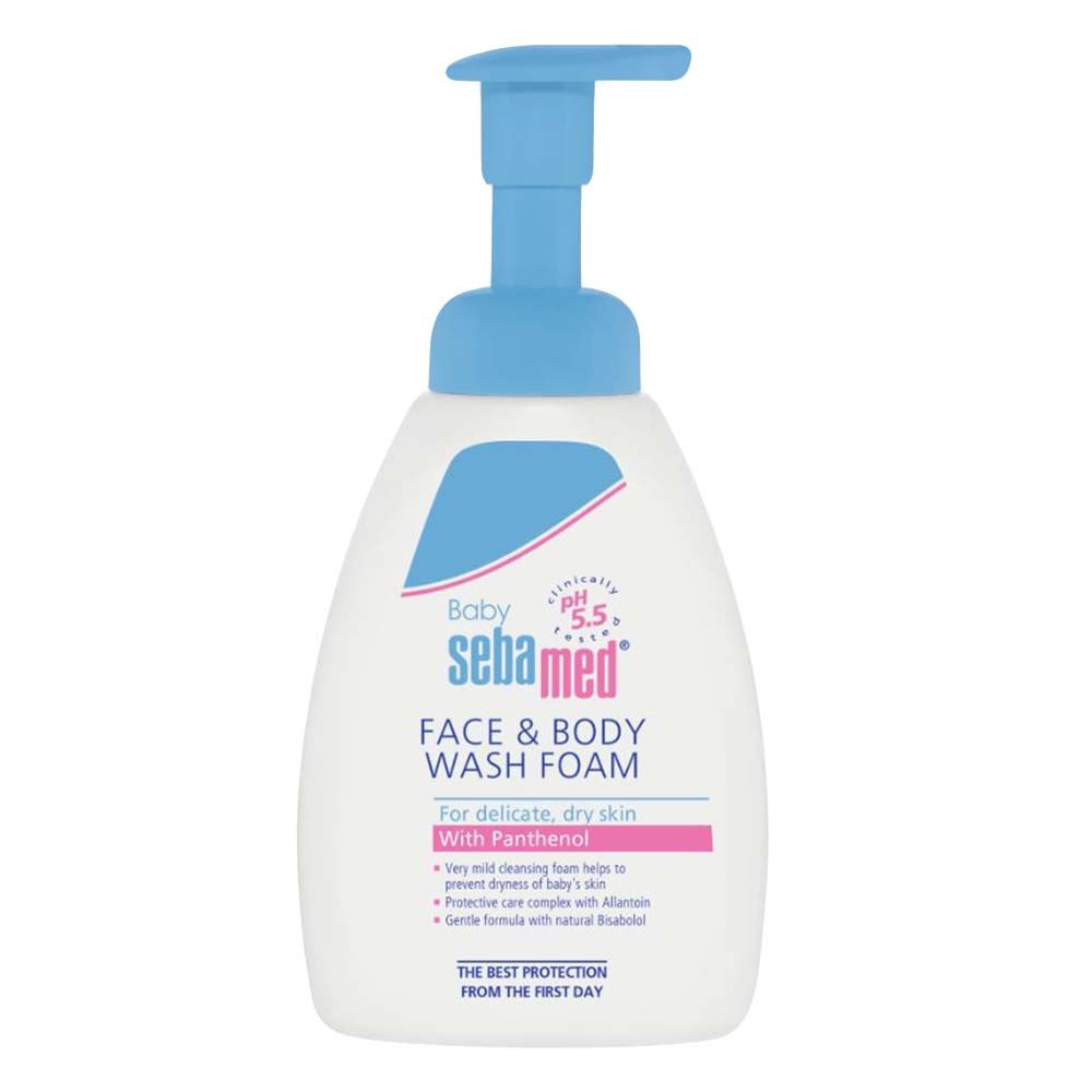 Sebamed Baby Face & Body Wash Foam - 400 ml