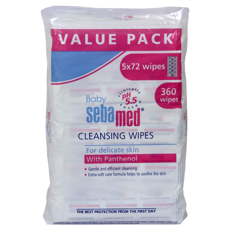 Fashion sebamed oil wipes