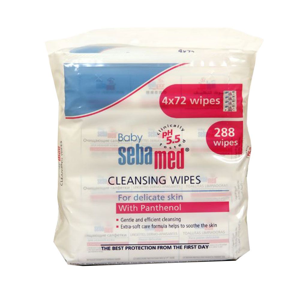 Sebamed Baby Cleansing Wipes - 288 wipes